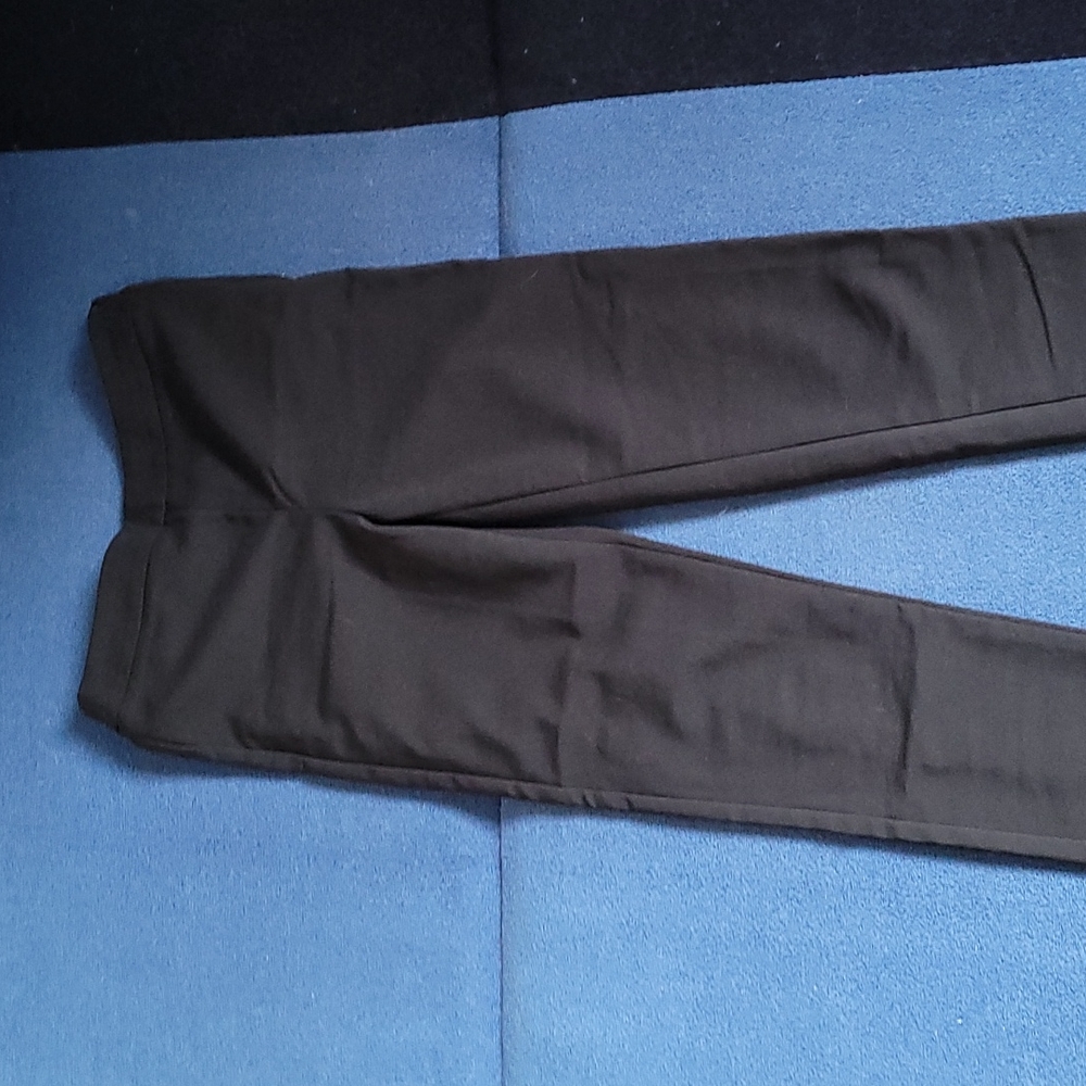 MANGO basics copped black pants
